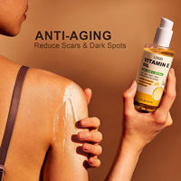 Huile de Vitamine E 100% Pure et Naturelle Pressée à Froid, Huile de Massage Corporel Bio à la Vitamine E – Prix de Gros Usine