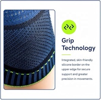 Genouillère de compression intégrale personnalisée avec logo OEM, stabilisateur latéral, support en polyester et coton, protection complète pour