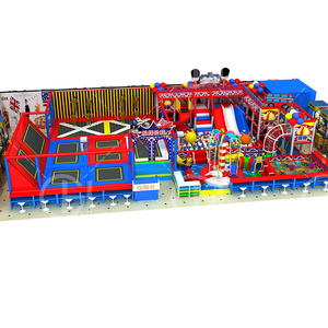 Set di Giochi per Parco Giochi al Coperto per Bambini, Design Personalizzato, Mini Giostra Commerciale a Tema con Scivolo - Product Image 4