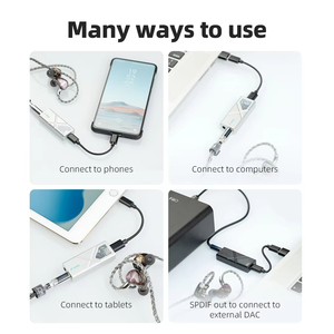 <span class=keywords><strong>FiiO</strong></span> KA13 DAC/AMP USB, Amplificador de Auriculares de Escritorio Mini, CS43131 SGM8262, Audio de Alta Resolución, Salida de Potencia de 3.5mm y 4.4mm, 550mW - Product Image 6