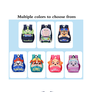 Thời trang phim hoạt hình không thấm nước Ba Lô Oxford chất liệu polyester lót dây kéo trường túi quà tặng cho bé trai bé gái cho - Product Image 4