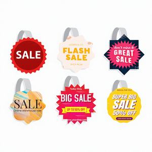 Portaetiquetas Colgantes de Plástico para Estantes de Supermercado, Soporte para Letreros de PVC, Ecológico, Duradero, Personalizable, para Puntos de Venta Minoristas - Product Image 1