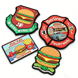 OEM Vendor Free Artwork 3D Sculpted Custom Soft Rubber Polyvinyl Chloride Hook Backing <b>Jacket</b> Emblem pvc patch - Product Image 1