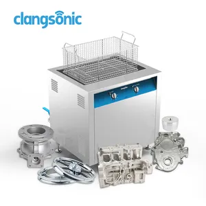 Clangsonic yüksek kaliteli otomobil parçaları temizleme cihazı 28k 160l motor parçaları ve hassas parçalar ultrasonik temizleme makinesi