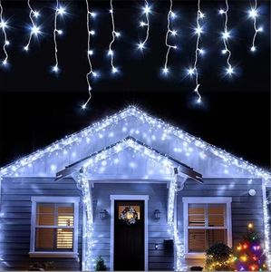 <span class=keywords><strong>Luces</strong></span> de <span class=keywords><strong>Cascada</strong></span> DAHAN, 8 Modos Multifunción, <span class=keywords><strong>Luces</strong></span> LED de <span class=keywords><strong>Navidad</strong></span> Impermeables IP65, 13 m, <span class=keywords><strong>Luces</strong></span> Decorativas para Interiores y Exteriores - Product Image 2
