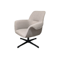 Fauteuil Pivotant Moderne pour Bureau à Domicile Style Simple Accent Relax Chaise Tufting Design pour Salle à Manger Chambre Hôtel Dressing