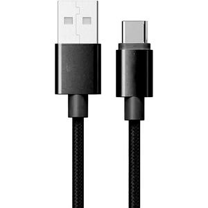 Cable USB 2.0 3A, tipo USB-C/M-A/M, negro, 1.0 m, ideal para cargar y transferir datos entre dispositivos compatibles. - Product Image 3