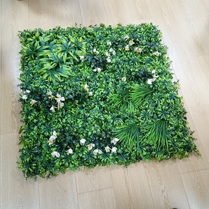Panneau mural végétal artificiel en plastique durable <span class=keywords><strong>pour</strong></span> décoration de mariage et de Noël 100x100cm intérieur/extérieur suspendu - Product Image 6