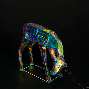 Commercial Christmas Decorations Colorful <strong>Reindeer</strong> Display <strong>Light</strong> Frame Deer Family Motif <strong>Light</strong> Indoor Outdoor Decor <strong>Light</strong> - Product Image 6