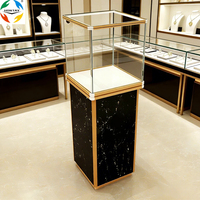 Vitrine de présentation de bijoux et de montres HonTay de haute qualité et robuste avec éclairage LED pour les centres commerciaux de luxe et les bijouteries