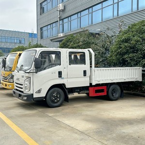 รถบรรทุก JMC 2 แถว แค็บเล็ก บรรทุกสินค้า ยอดขายดีที่สุด รถบรรทุกบรรทุกสินค้าแบบมีรั้ว มาตรฐานยูโร 4 ใหม่ - Product Image 3