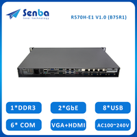 R570H-E1(B75R1) 산업용 1U 서버 소켓 LGA1155 리눅스 1u 서버 VGA HDMI1.4 COM PCIE2.0 x16 방화벽 서버