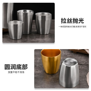 Gobelet isotherme coréen à double paroi en acier inoxydable 304 pour les fêtes et la restauration - Product Image 4