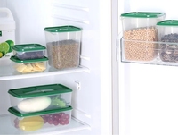 Lot de 17 boîtes de conservation alimentaire en plastique pour réfrigérateur, grande capacité, pour la fraîcheur des légumes - Vente Flash RTS