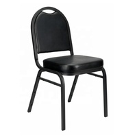 Chaise de banquet moderne haut de gamme, durable et empilable, avec dossier en dôme, pour salon, appartement, hôpital et entrée.
