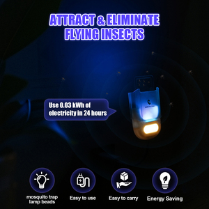 Omni bắt bay bẫy côn trùng cho trong nhà và ngoài trời: Ánh sáng bẫy chụp trái cây ruồi <span class=keywords><strong>gnats</strong></span> và houseflies giá trị gói 1 thiết bị - Product Image 4