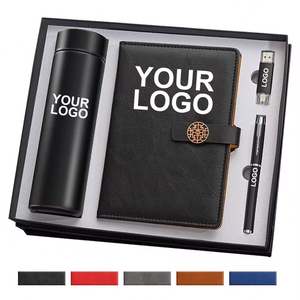 4-in-1 Business Gift Box <b>Set</b> Laser Engraved <b>Notebook</b> Pen Cup Novelty Promotional Christmas Gift <b>Set</b> - Product Image 1