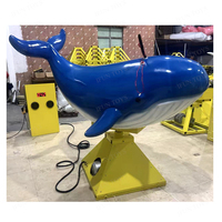 Équipement de parc d'attractions, manège mécanique en forme de dauphin marin, taureau mécanique gonflable pour événements