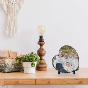 Wholesale <strong>Heart</strong> <strong>Shape</strong> 15x15cm Sizes <strong>Sublimation</strong> Blanks Rock Slate Custom Photo Frame <strong>Sublimation</strong> Slates <strong>for</strong> Heat Transfer - Product Image 3