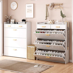 Meubles de salon de haute qualité étagères de rangement de chaussures empilables organisateur de meubles armoire à chaussures - Product Image 6
