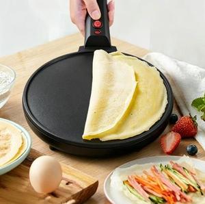 เครื่องทำเครปไฟฟ้าแบบพกพา ไม่ติดกระทะ ใช้ในบ้าน ทำแพนเค้ก มินิแพนเค้ก แป้งแผ่นจีน ตอร์ติญ่า ปอเปี๊ยะ - Product Image 6