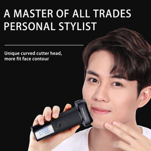 เครื่องโกนหนวดไฟฟ้าแบบลอยน้ำ IPX6 ใบมีดหมุนสามใบ ล้างทำความสะอาดได้ ชาร์จไฟได้ สำหรับผู้ชาย - Product Image 6