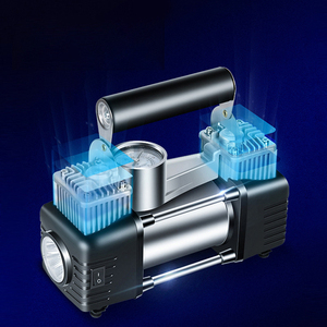 Car Tire Pump 12v Portable Double Cylinder Air <strong>Compressor</strong> Tyre Pump Electric <strong>Mini</strong> Car Air Pump - Product Image 5