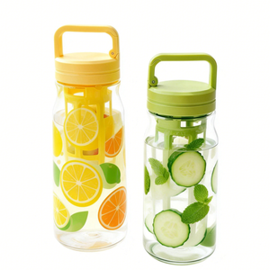 Bouteille <span class=keywords><strong>d</strong></span>'<span class=keywords><strong>eau</strong></span> avec infuseur à thé chaud Tritan de 800 ml, sans BPA, avec logo personnalisé, bouteille à boire directement pour les voyages et le camping en plein air - Product Image 2