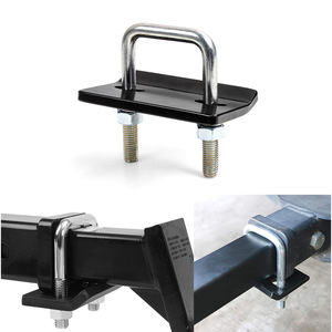 Pièces de modification automobile : Support de fixation pour crochet de remorque carré 1,25 pouce (2 pouces) anti-vibration et antichoc - Product Image 1
