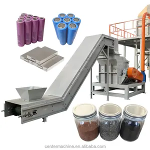 Equipamento De Processamento De Bateria De íon De Lítio/baterias residuais que reciclam a planta para a venda