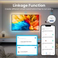 LangYeao 10A 1/2/3 Gang Smart Control Tuya Smart App Smart Life Switch No Neutral Zigbee 3.0 Module de commutation intelligent