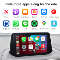 Décodeur d'interface CARABC pour Mazda 3 Mazda3 2014-2018 Kit de rétrofit Apple Carplay Android Auto Compatible avec Mazda