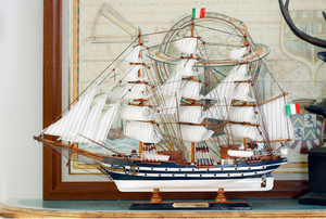 Mô hình tàu buồm Địa Trung Hải QIFU <span class=keywords><strong>Nautical</strong></span> Crafts - đồ thủ công mô phỏng trang trí tàu - Product Image 2