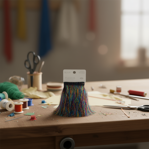 Nastro con Frange Ilan 15x150cm Multicolore per Decorazioni Artigianali - Product Image 3