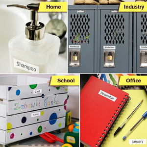 Machine à étiquettes Phomemo E1000 Pro, ruban 231 noir sur blanc, compatible avec l'imprimante à ruban <span class=keywords><strong>Brother</strong></span> P-Touch - Product Image 6