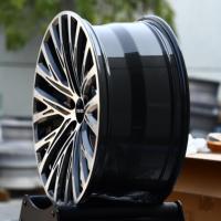 Jantes de voiture TITAN FORCE 19 20 22 24 pouces en alliage 5x100 5x112 5x130, roues forgées sur mesure, face usinée noire pour Audi RS6 Q7 SQ8