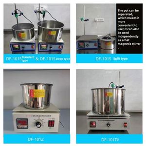 Équipement de laboratoire chimique, réacteur sous vide en acier inoxydable et agitateur magnétique à chauffage électrique - Product Image 3