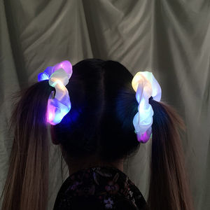 Cintas para el pelo personalizadas, lazos para el pelo con luces de colores brillantes, <span class=keywords><strong>2022</strong></span> LED, gran oferta - Product Image 6