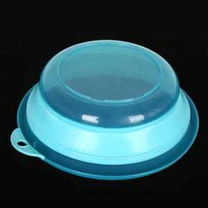 Bol à appâts pliable, matériel de pêche portable avec couvercle pour la pêche en eau douce, 40.5Cm à 22Cm, matériau ABS - Product Image 2