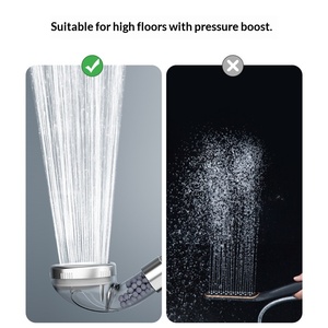 Set <span class=keywords><strong>Doccia</strong></span> Cromato per Uso Domestico, Dispositivo <span class=keywords><strong>Doccia</strong></span> a Pioggia ad Alta Pressione, Potente <span class=keywords><strong>Soffione</strong></span> <span class=keywords><strong>Doccia</strong></span> - Product Image 4