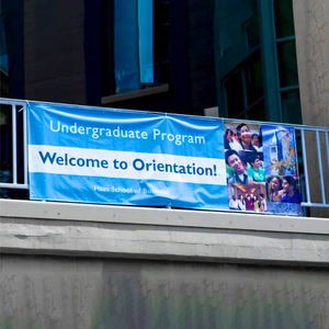 Banner di colore di promozione sulla foto a buon mercato Banner personalizzati classe Media parete pubblicità servizio di stampa rinforzato Banner eventi - Product Image 5