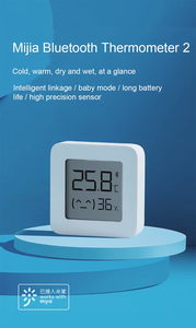 Termómetro <span class=keywords><strong>Xiaomi</strong></span> Mijia 2, Sensor <span class=keywords><strong>de</strong></span> Temperatura y <span class=keywords><strong>Humedad</strong></span>, <span class=keywords><strong>Medidor</strong></span> <span class=keywords><strong>de</strong></span> <span class=keywords><strong>Humedad</strong></span>, Pantalla LCD Inteligente, Aplicación Mijia Digital - Product Image 3