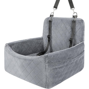 Siège de voyage pour <span class=keywords><strong>chien</strong></span> moderne entièrement amovible, lit surélevé de luxe pour <span class=keywords><strong>chien</strong></span> en mousse à mémoire de forme durable avec housse amovible - Product Image 2