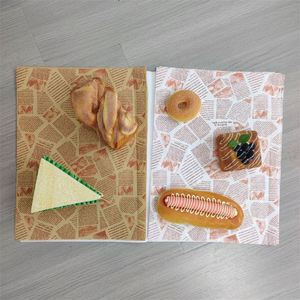 Emballage en papier alimentaire biodégradable, écologique, jetable, imperméable et résistant à la graisse pour hamburgers - Product Image 6
