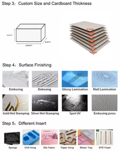 Boîte cadeau miniature de luxe avec poignée, boîte en papier pliable personnalisée pour la Saint-Valentin, la fête des mères, mariage élégant, fournitures pour fleuristes - Product Image 5