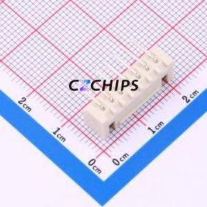 ZX-HA2.54-7PWZ-GW Wire-to-Board Pin Header Bent Lead Through Hole,P=2.5mm Connector 1x7P 2.5mm Right Angle Insert 7P - Product Image 2