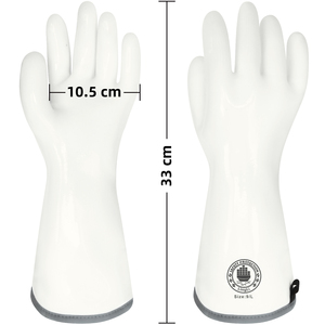 Gants résistants aux hautes et basses températures, isolation thermique, <span class=keywords><strong>anti</strong></span>-<span class=keywords><strong>chaleur</strong></span>, pour <span class=keywords><strong>barbecue</strong></span>, cuisson, gants en silicone liquide de qualité alimentaire - Product Image 2