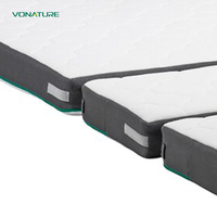 Vonature Matelas Pliant POE Trois Volets, Flexible, Portable, Hypoallergénique, Idéal pour le Camping et la Voiture, OEM ODM