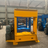 Presse hydraulique pour démontage de jantes de chariot élévateur 100T 120T 150T, presse à pneus pleins pour roues de chariot élévateur de 8 à 15 pouces