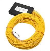 FTTH 1x8 1x32 1x64 équipement de Fiber optique PLC Splitter Module de boîte ABS monomode Module de séparateur optique PLC